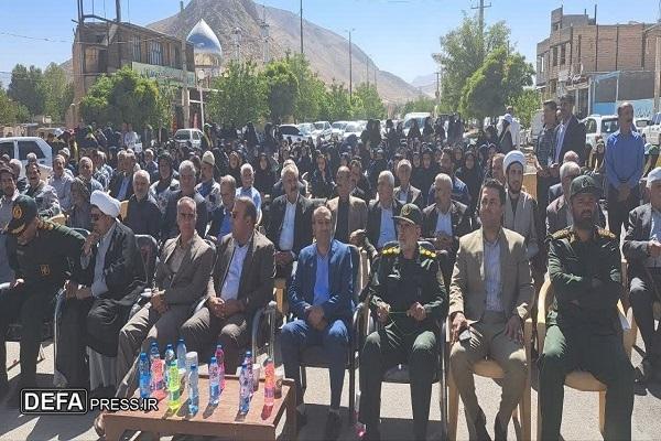 برگزاری آئین رونمایی از سردیس سرتیپ دوم «اسکندر بیرانوند» + تصاویر