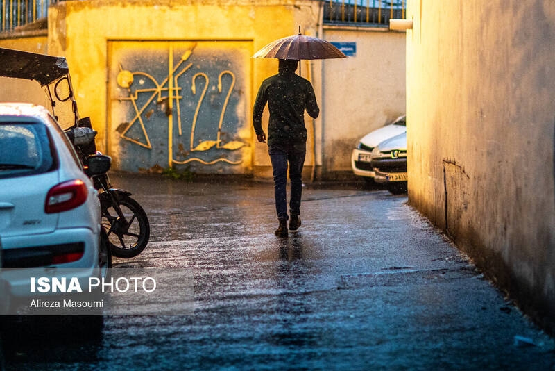 بارندگی و وزش باد شدید در برخی استان‌ها