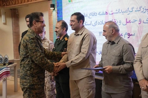 تجلیل از فعالان مازندرانی حوزه حمل و نقل در هشت سال دفاع مقدس