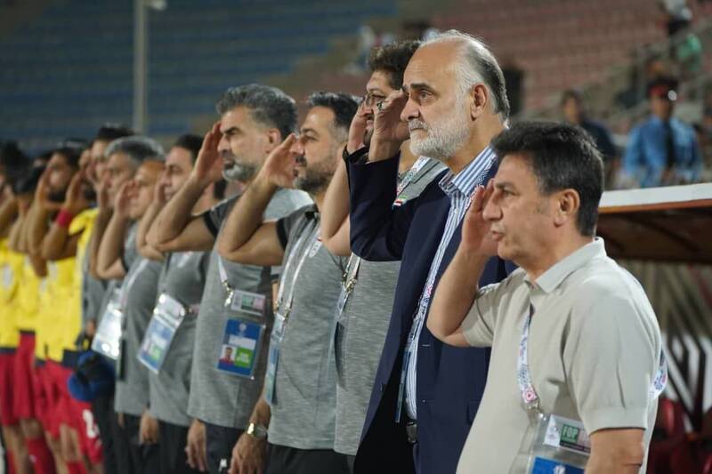 درگیری مربی تیم ملی تاجیکستان و دستیاران قلعه‌نویی