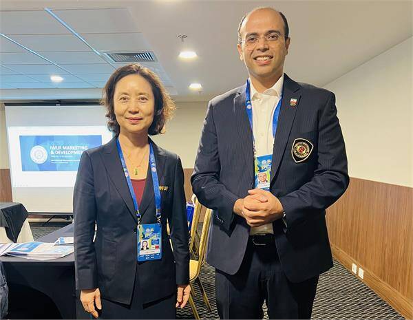 دیدار رئیس فدراسیون ووشو با دبیرکل دبیرکل IWUF