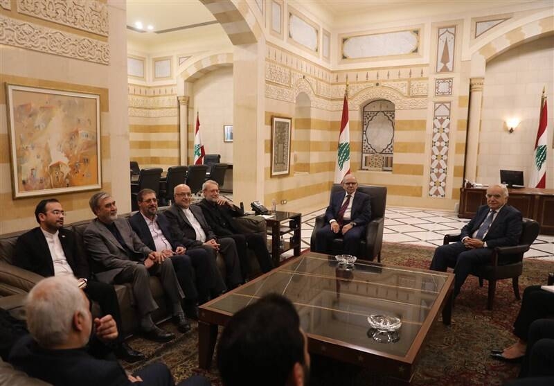 دیدار لاریجانی با نخست وزیر لبنان