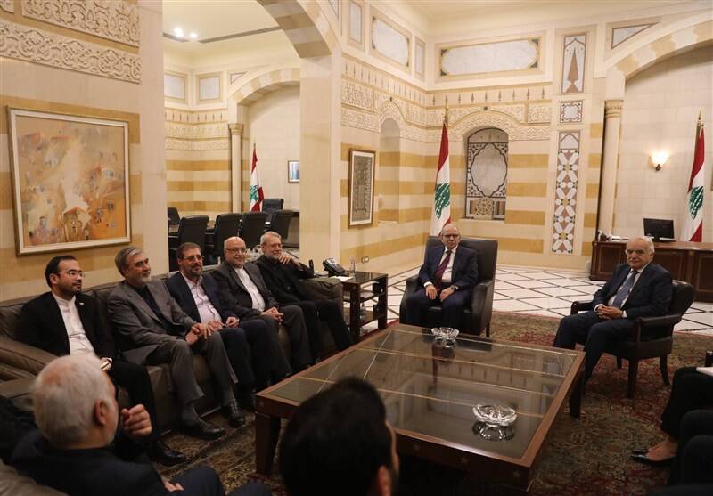 دیدار لاریجانی با نخست وزیر لبنان