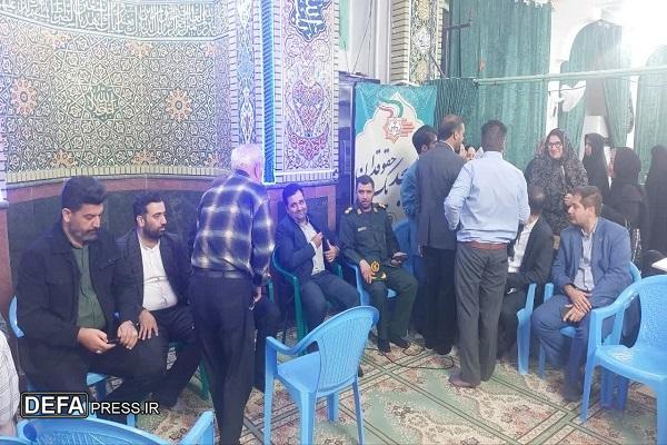 دیدار مردمی دادستان کرمان در هفته دفاع مقدس+تصاویر