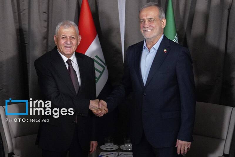 دیدار و گفت‌ وگوی روسای جمهور ایران و عراق در نیویورک