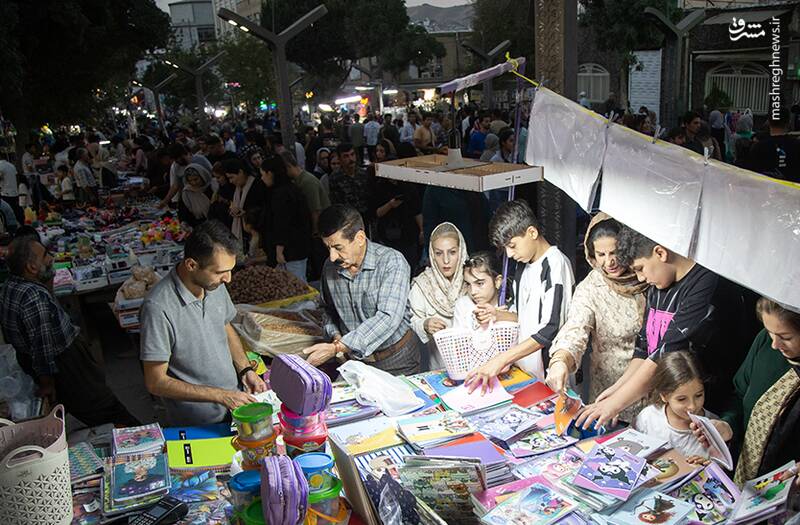عکس/ بازار داغ خرید لوازم‌التحریر در کردستان