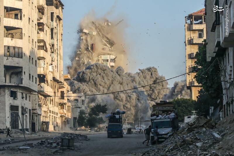 عکس/ غزه صبح خود رو اینگونه شروع کرد