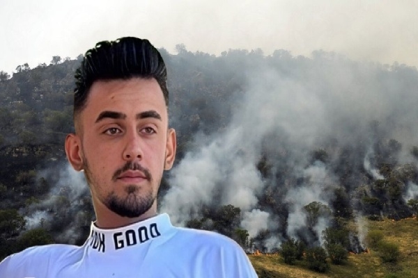 فرماندار سنندج از جوان مریوانی مصدوم در مهار آتش‌سوزی جنگلی عیادت کرد