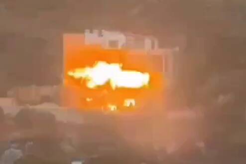 فیلم/ حمله هوایی رژیم صهیونیستی به جنوب لبنان