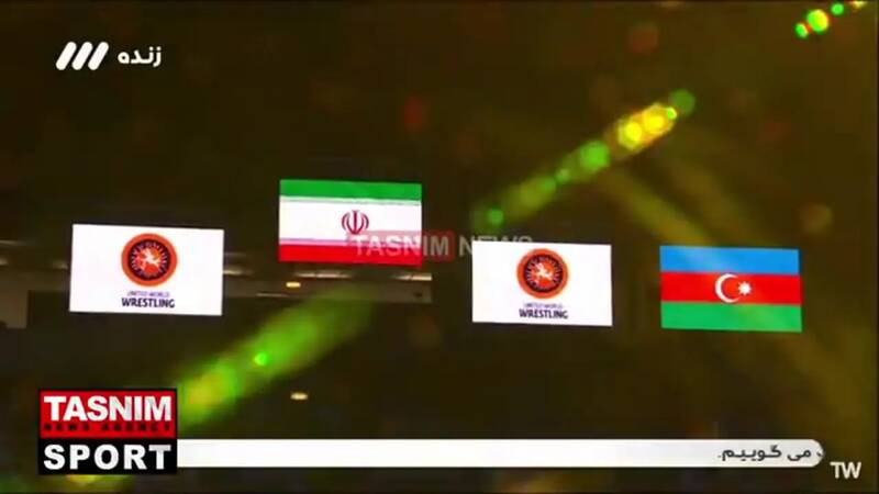 فیلم/ مراسم اهدای مدال و کمربند قهرمانی «محمدهادی ساروی» و پخش سرود ایران