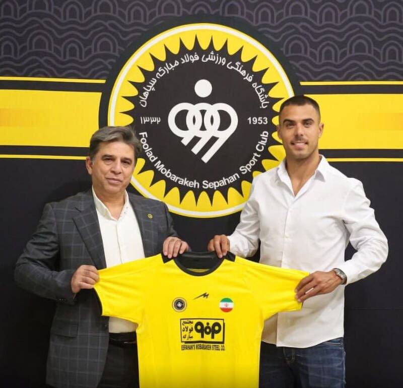 کارت بازی ریکاردو آلوز برای سپاهان صادر شد