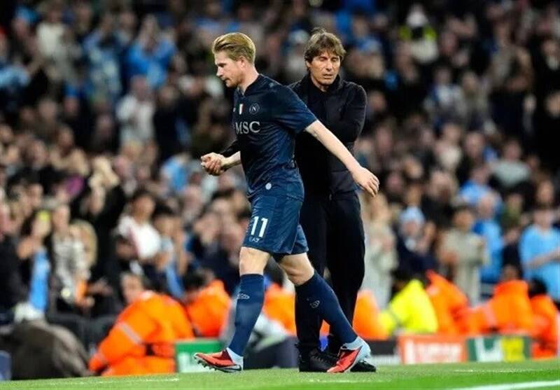 کونته: اخراج دی‌لورنزو کار را خراب کرد/ تعویض دی‌بروینه تنها انتخاب‌ بود