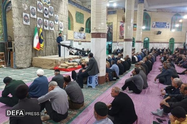 برگزاری همایش ایثارگران و یادواره سرداران مقاومت در فامنین + تصاویر