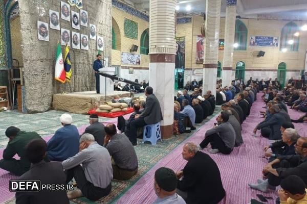 برگزاری همایش ایثارگران و یادواره سرداران مقاومت در فامنین + تصاویر