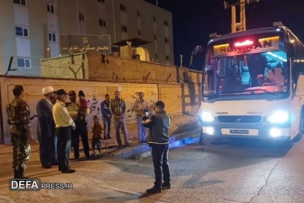 اعزام و بدرقه ۳۳ نفر از خانوادههای معزز شهدای انتظامی به زیارت مزار شهید سلیمانی