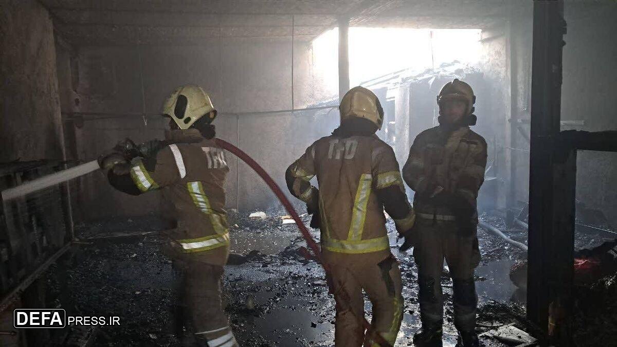 آتش‌سوزی در باب شهید دستغیب در حرم شاه‌چراغ(ع) مهار شد