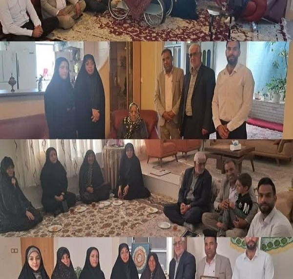 سرپرست ورزش و جوانان کرمان با خانواده شهدای ورزشکار دیدار کرد+تصاویر