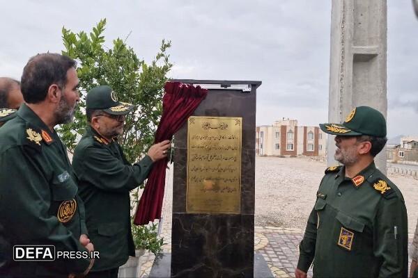 افتتاح یادمان شهدای دهکده مقاومت بسیج شهرستان بجنورد با حضور رئیس سازمان بسیج مستضعفین کشور
