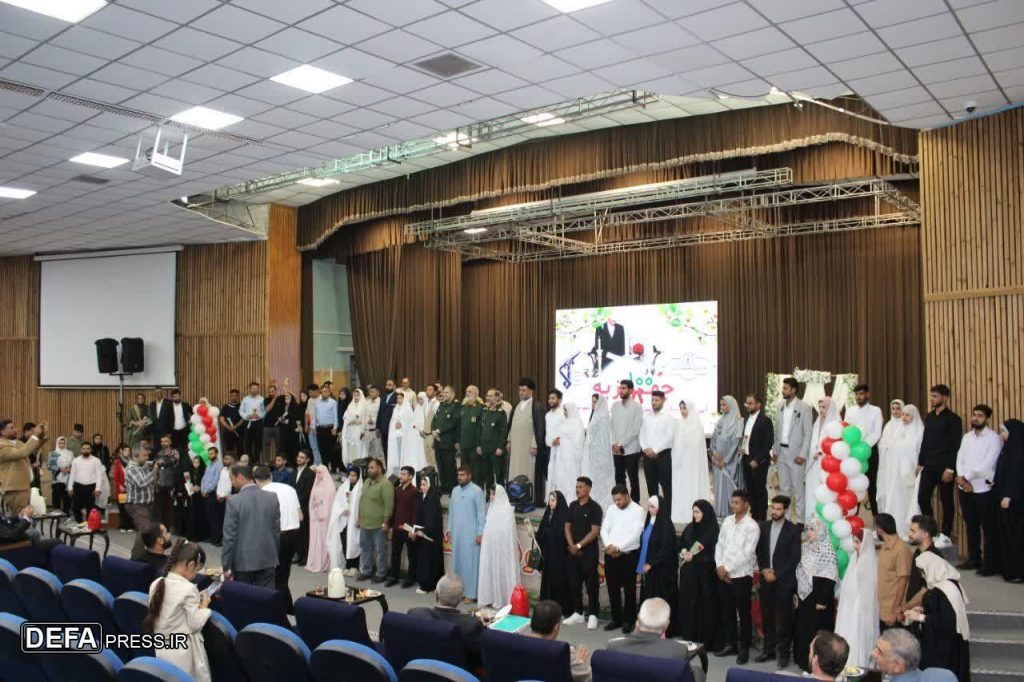 اهداء ۱۰۰ سری جهیزیه توسط قرارگاه منطقه‌ای کربلا نیروی زمینی سپاه به زوج‌های جوان استان خوزستان