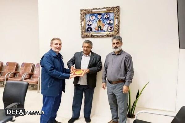 تجلیل از «حاج اصغر داداشیان‌پور» پیشکسوت دفاع مقدس و فعال عرصه ایثار و شهادت در قزوین