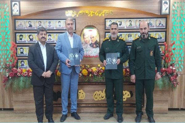 تفاهم نامه‌ای بین سپاه و ادارات کل آموزش و پرورش و نوسازی مدارس کردستان منعقد شد