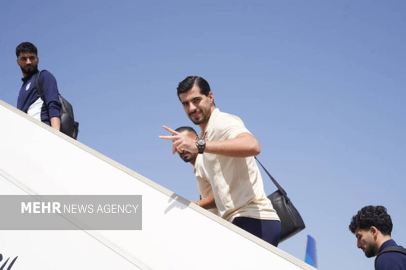 تیم ملی فوتبال ایران راهی روسیه شد +عکس