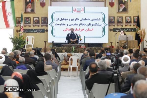 آیین تجلیل از پیشکسوتان دفاع مقدس در خراسان شمالی برگزار شد+ تصاویر