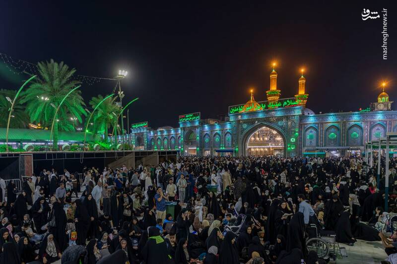 عکس/ حال و هوای شب جمعه در کربلا