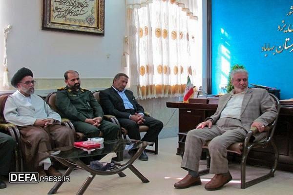 فرماندار بهاباد؛ دهمین رئیس شورای هماهنگی دفاع مقدس و مقاومت شهرستان‌های استان یزد شد+ تصاویر