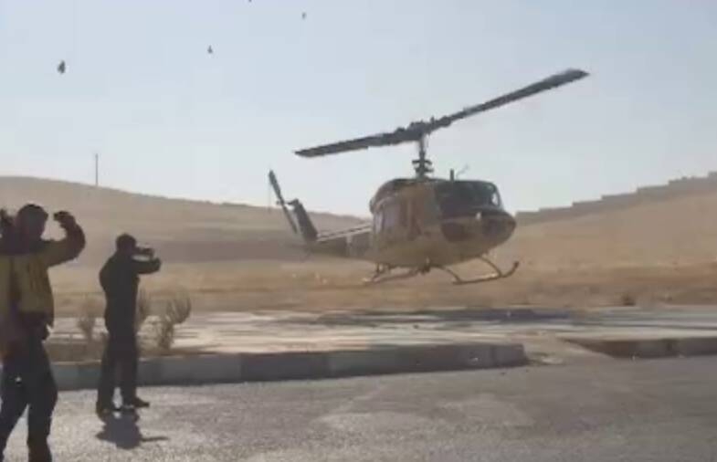 فیلم/ انتقال ٧ مصدوم حادثه سقوط بالگرد هلال احمر به مراکز درمانی