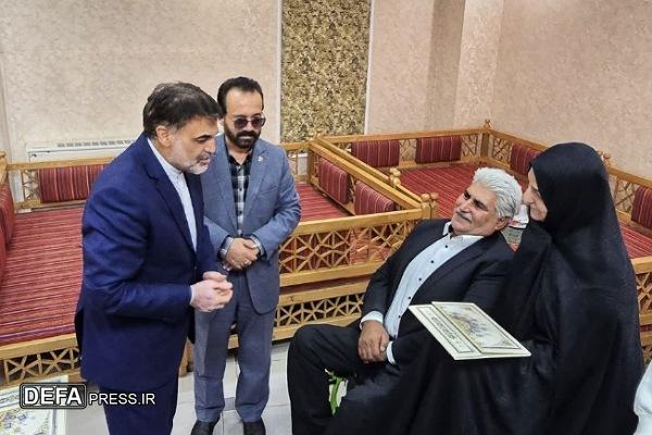 تجلیل از همسران جانبازان در مخابرات منطقه همدان