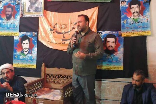 تجلیل از ۶ شهید والامقام قلعه‌حسن گرگان در طرح «شهید آبروی محله»