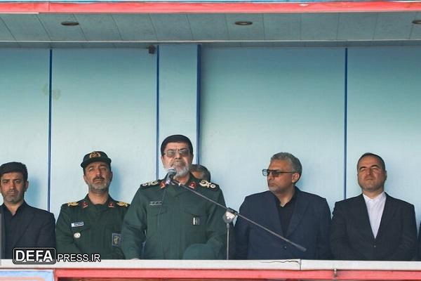 سردار شریف: ملت ایران از حذف سلطه پهلوی و آمریکا به اقتدار رسید