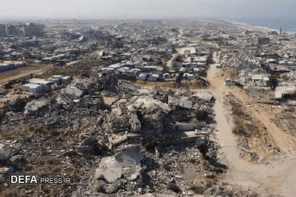 تخریب ۱۵۰۰ ساختمان در غزه پس از اعلام آتش‌بس