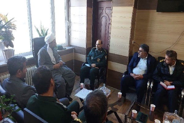 تصاویر/ نشست تعاملی بنیاد حفظ آثار کردستان و شورای تامین شهرستان دیواندره