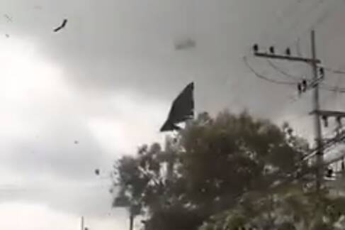 فیلم/ گردباد مهیب در اندونزی