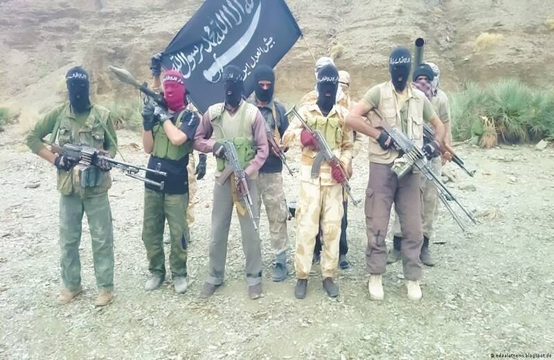 ائتلاف پوشالی جیشالظلم با نیروهای خود