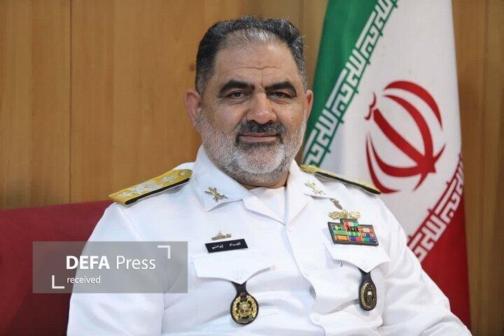 دریادار ایرانی: پایگاه شناور «کُردستان» می‌تواند نیازمندی‌های آبی، سوختی، غذایی و درمانی را تأمین کند/ همه فناوری‌های موردنیاز در حوزه سطح، زیرسطح و هوابرد در داخل کشور تولید می‌شود