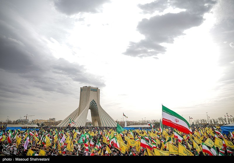 تصاویر هوایی حضور میلیونی تهرانی‌ها در راهپیمایی 22 بهمن 1404